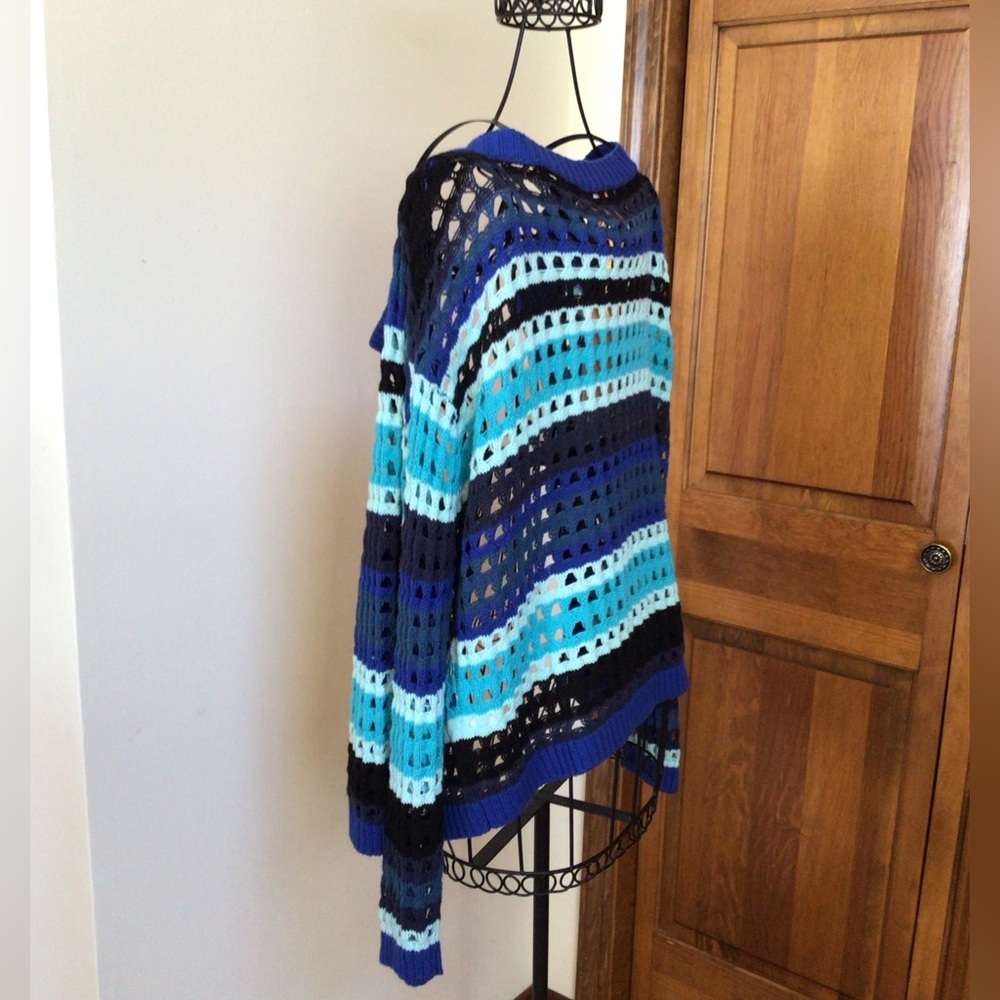 Brodie Wispr Cotton Silk Cardigan, Medium - Picture 3 of 6